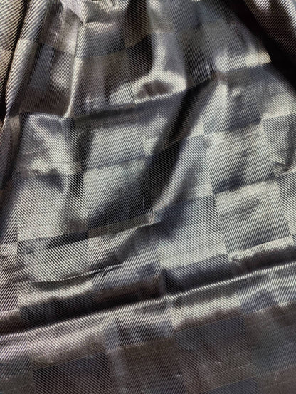 BLACK SILK PURE HANDLOOM BANARASI SAREE