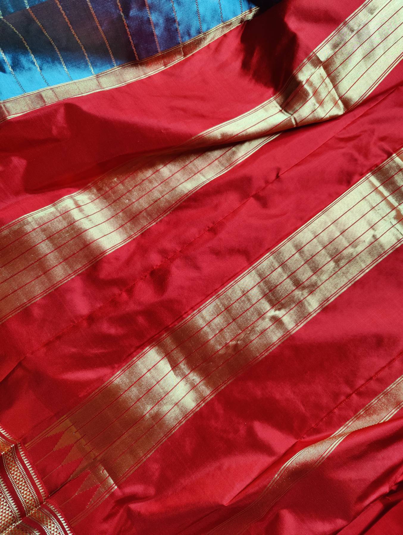 GREY SILK PURE HANDLOOM IRKAL SAREE