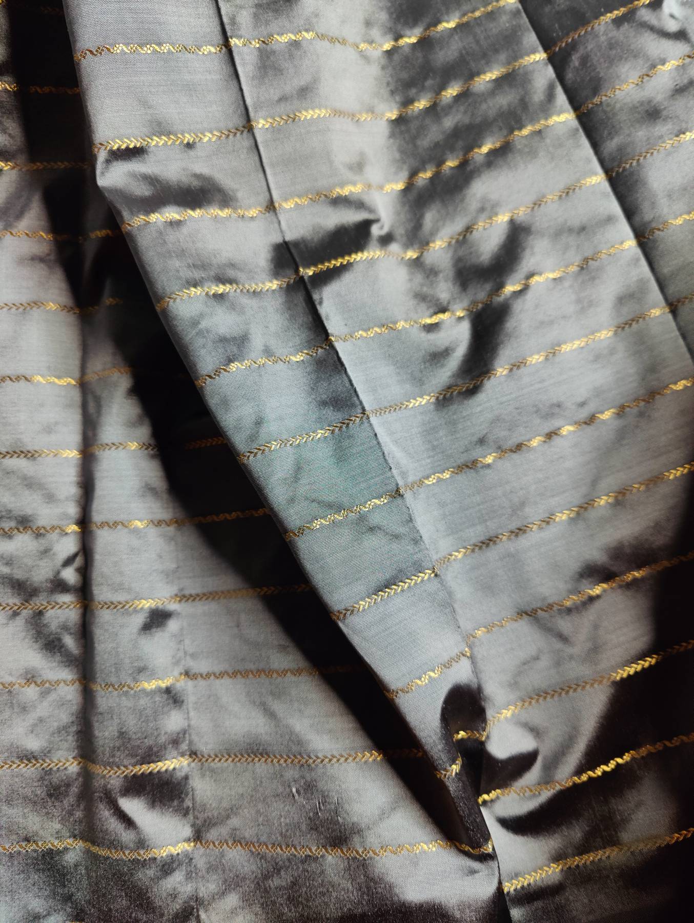 GREY SILK PURE HANDLOOM IRKAL SAREE