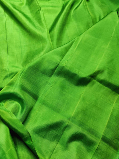 BLACK SILK PURE HANDLOOM GADWAL SAREE