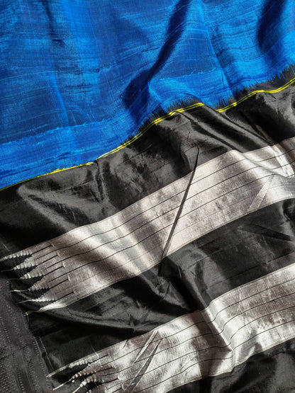 ROYAL BLUE SICO PURE HANDLOOM IRKAL SAREE