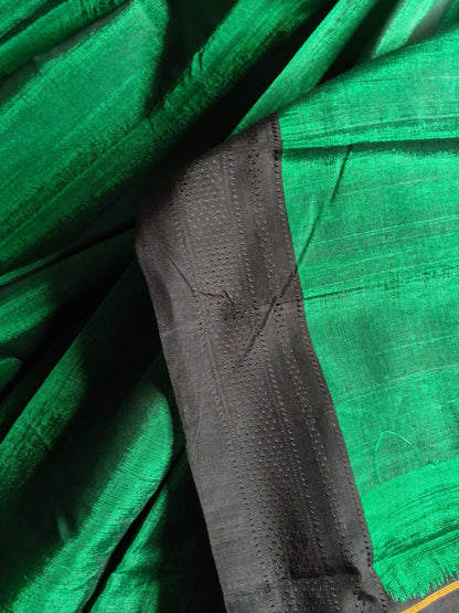 GREEN SICO PURE HANDLOOM IRKAL SAREE