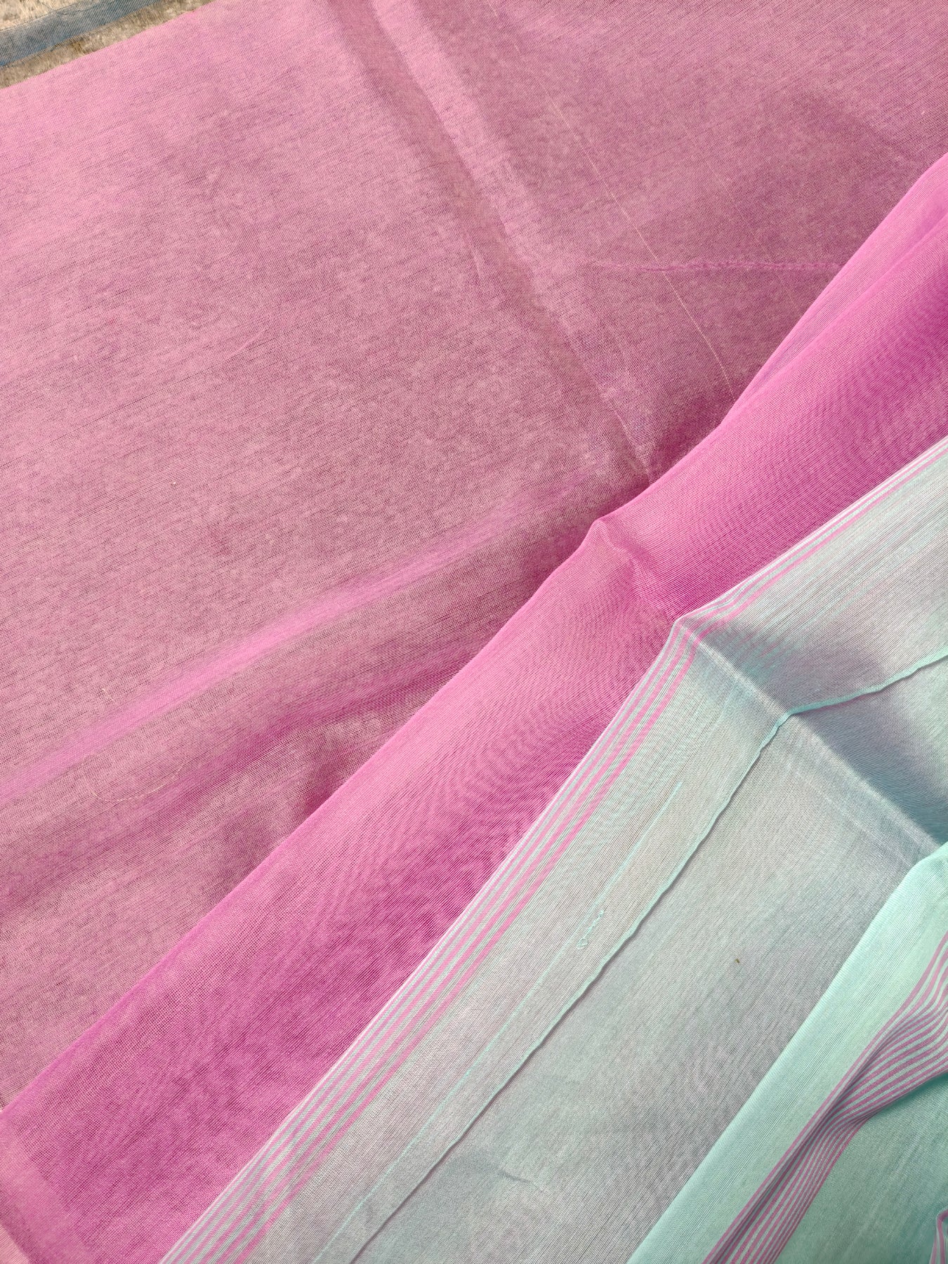 Blue Sico Pure Handloom Maheshwari Saree