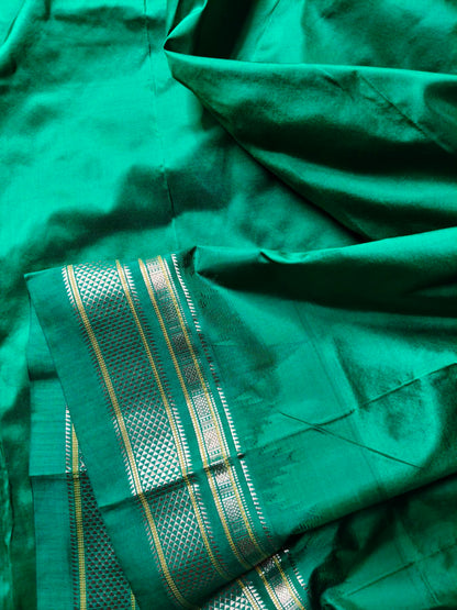 TWO TONE PINK SILK PURE HANDLOOM IRKAL SAREE