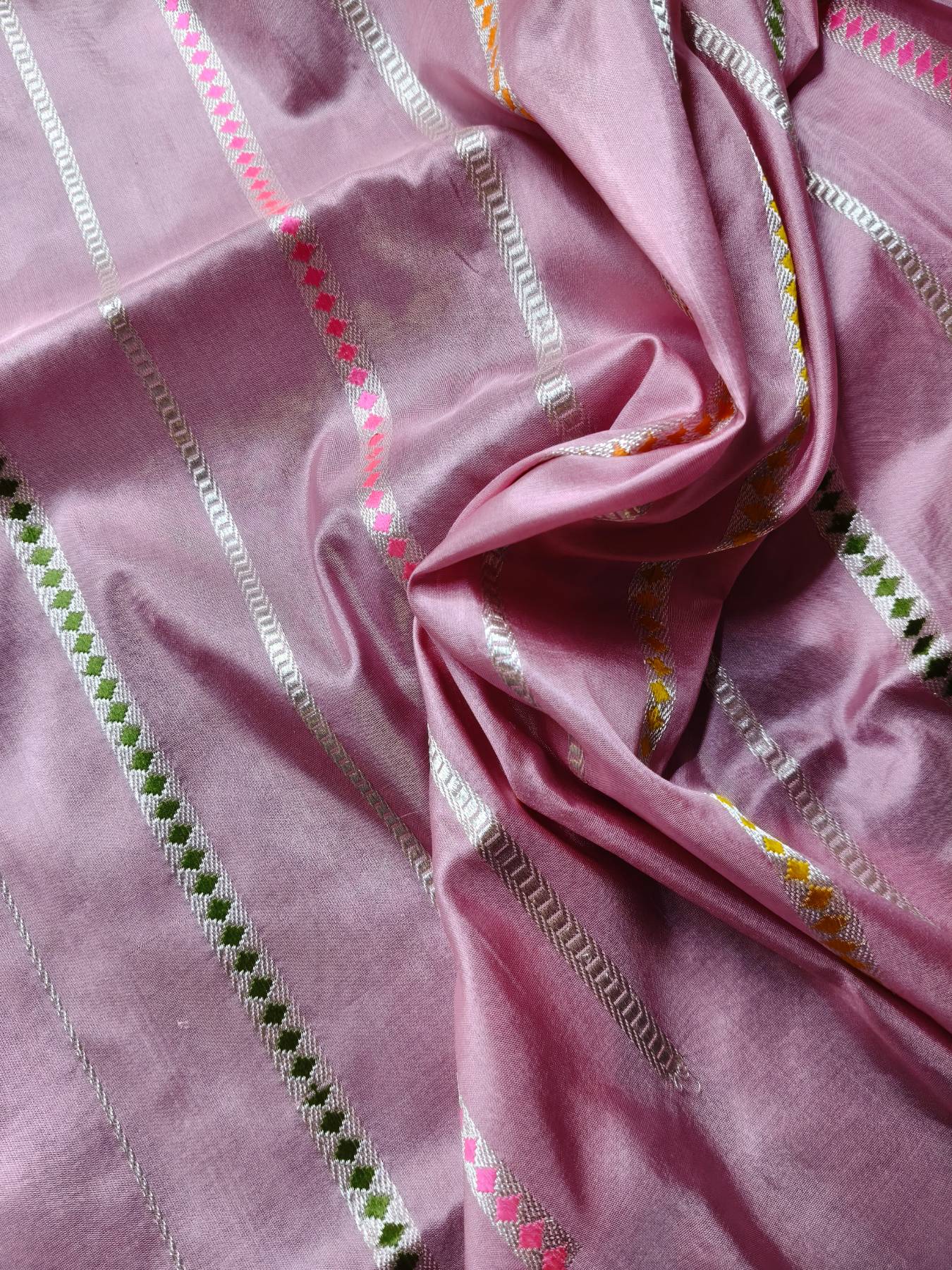 PINK SILK PURE HANDLOOM BANARASI SAREE