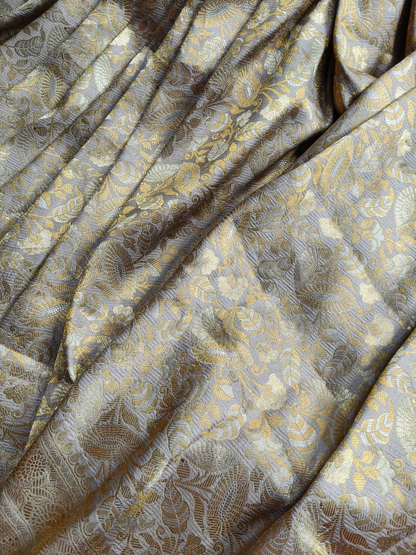 LIGHT MAUVE SILK PURE HANDLOOM BANARASI SAREE