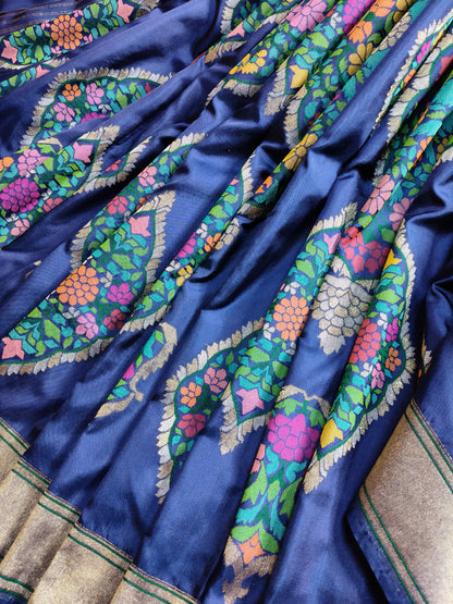 NILAMBARI SILK REAL JARI PURE HANDLOOM BANARASI SAREE