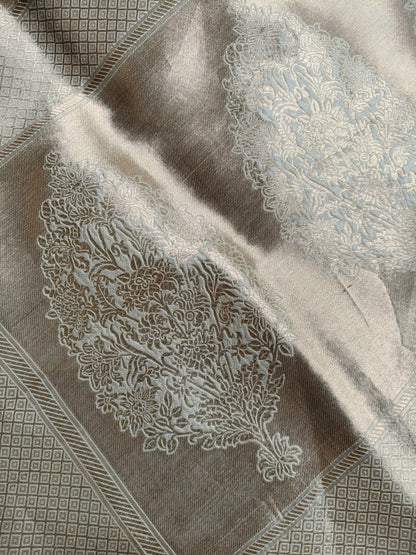 GOLD KATAN TISSUE PURE HANDLOOM BANARASI SAREE