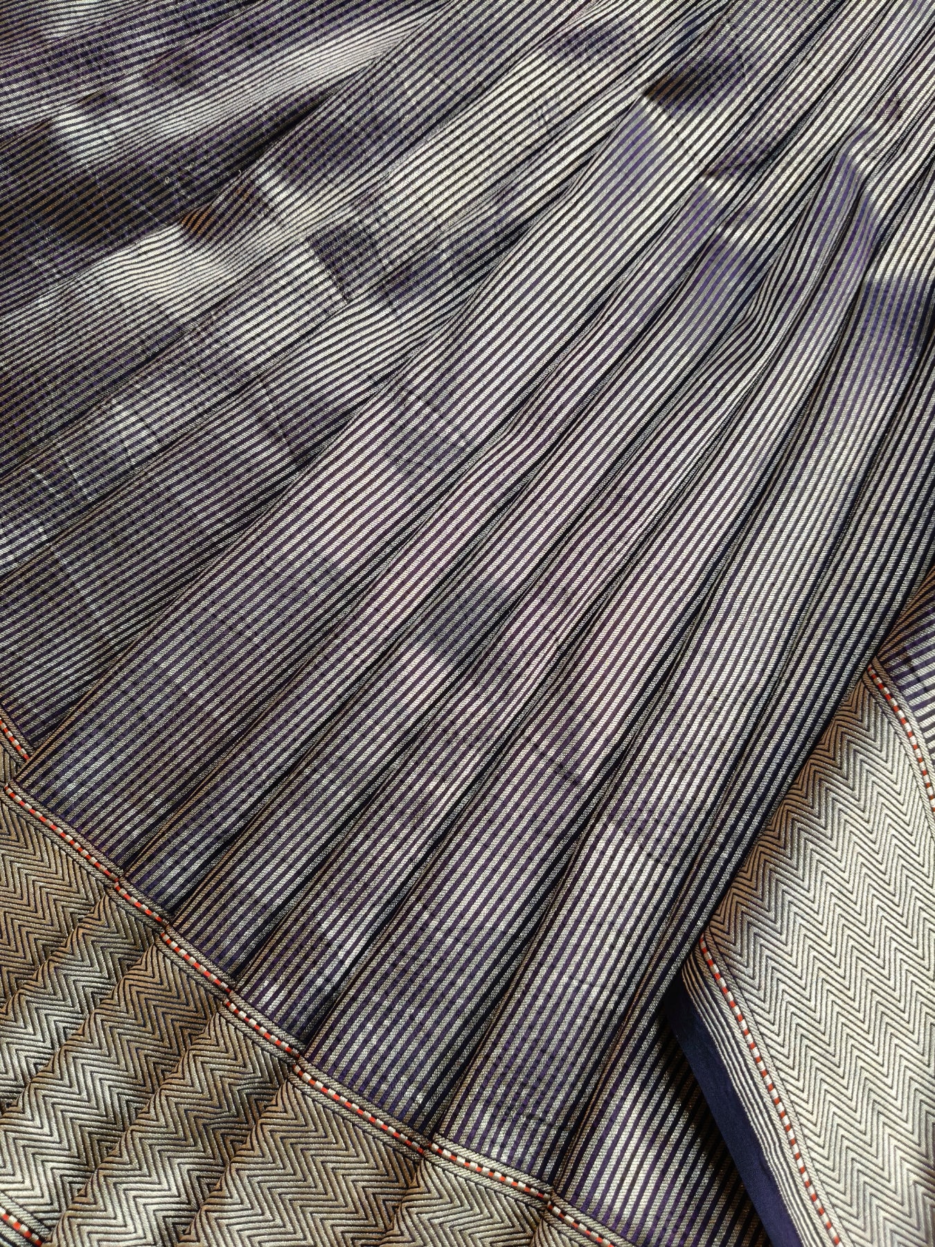 PURPLE GOLD KATAN TISSUE PURE HANDLOOM BANARASI SAREE