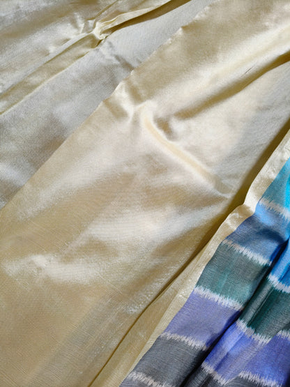 COLOURFUL SILK PURE HANDLOOM IKKAT SAREE