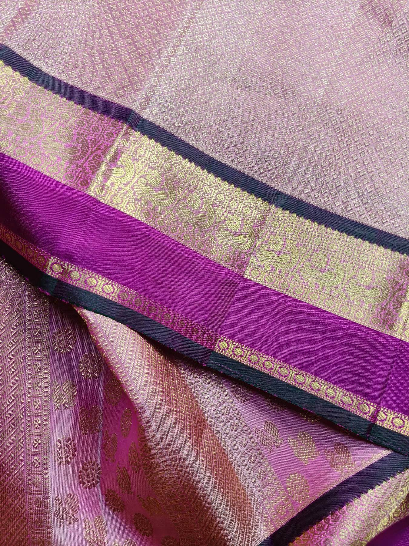 PINK SILK PURE HANDLOOM KANJIVARAM SAREE