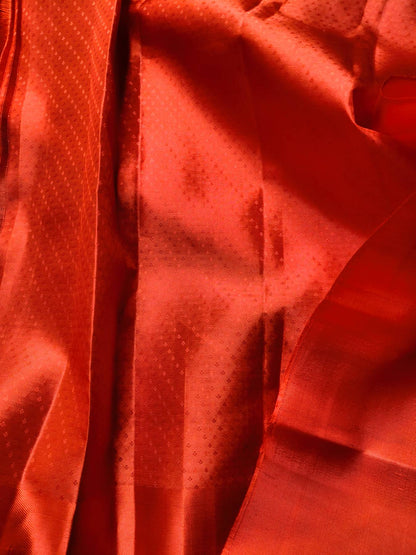BROWN GOLD  SILK PURE HANDLOOM KANJIVARAM SAREE