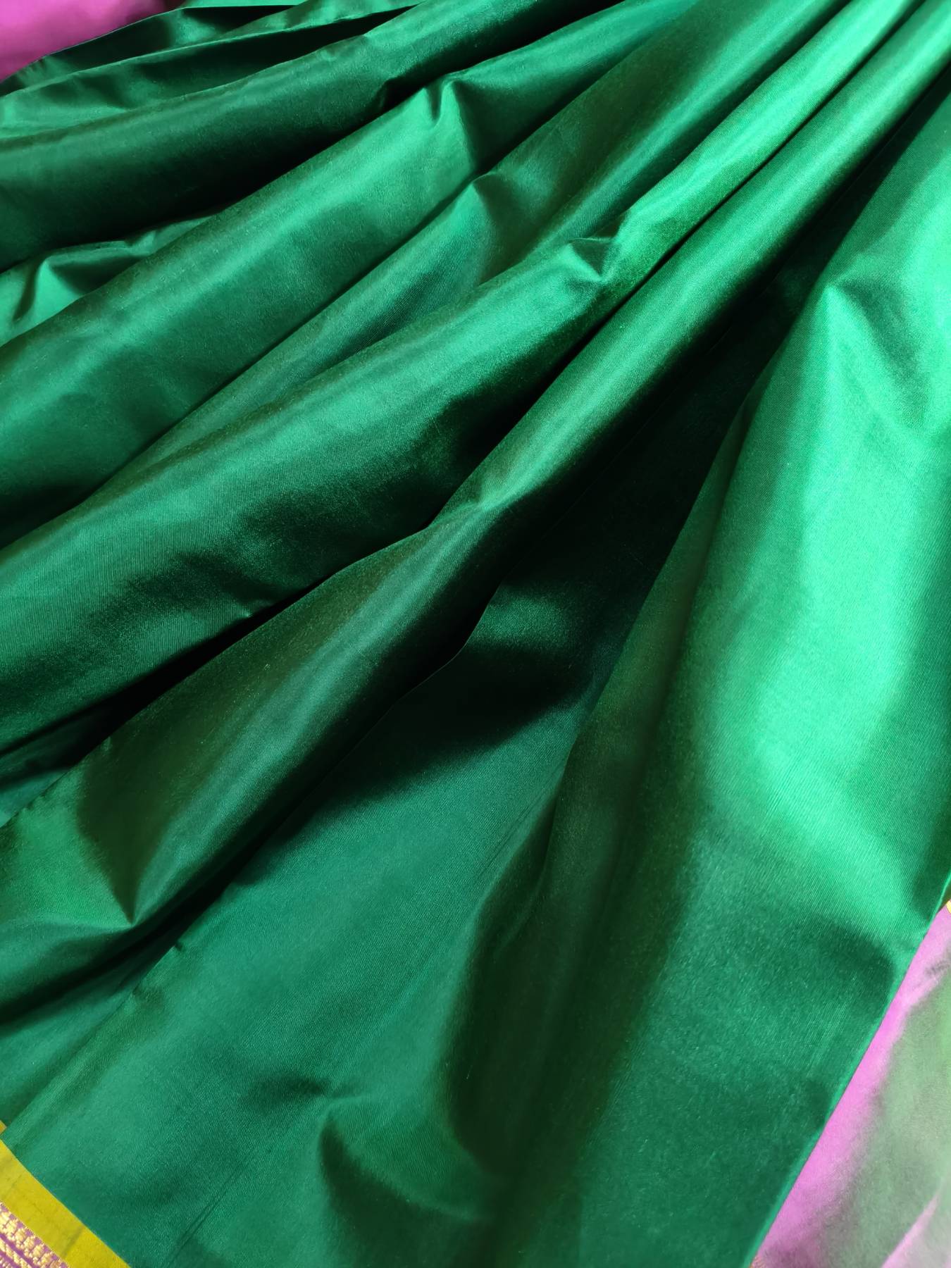 GREEN SILK PURE HANDLOOM KANJIVARAM SAREE