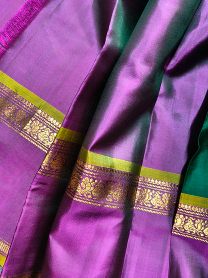 GREEN SILK PURE HANDLOOM KANJIVARAM SAREE