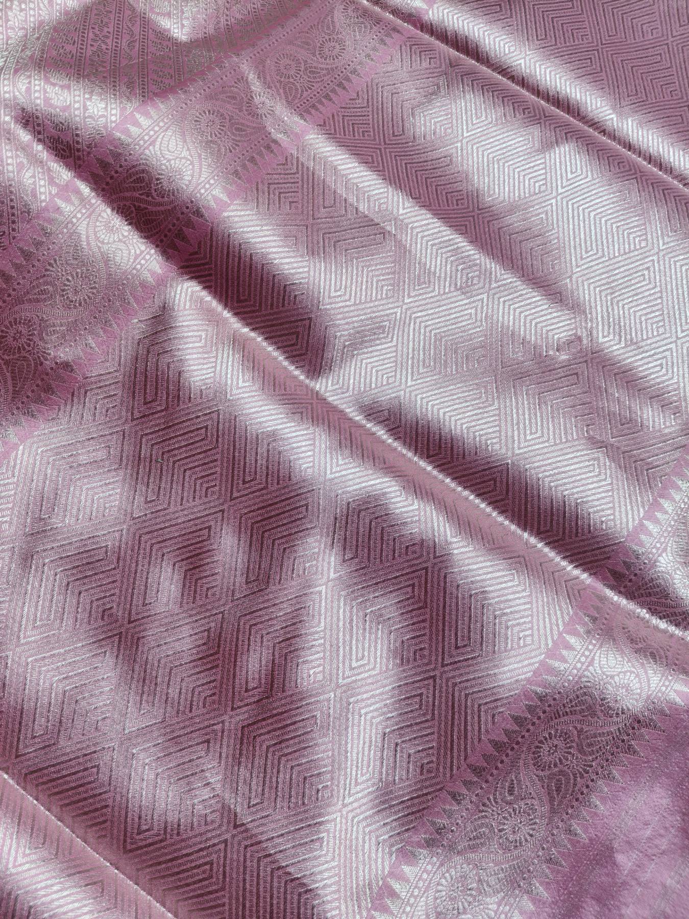 PINK SILK PURE HANDLOOM BANARASI SAREE