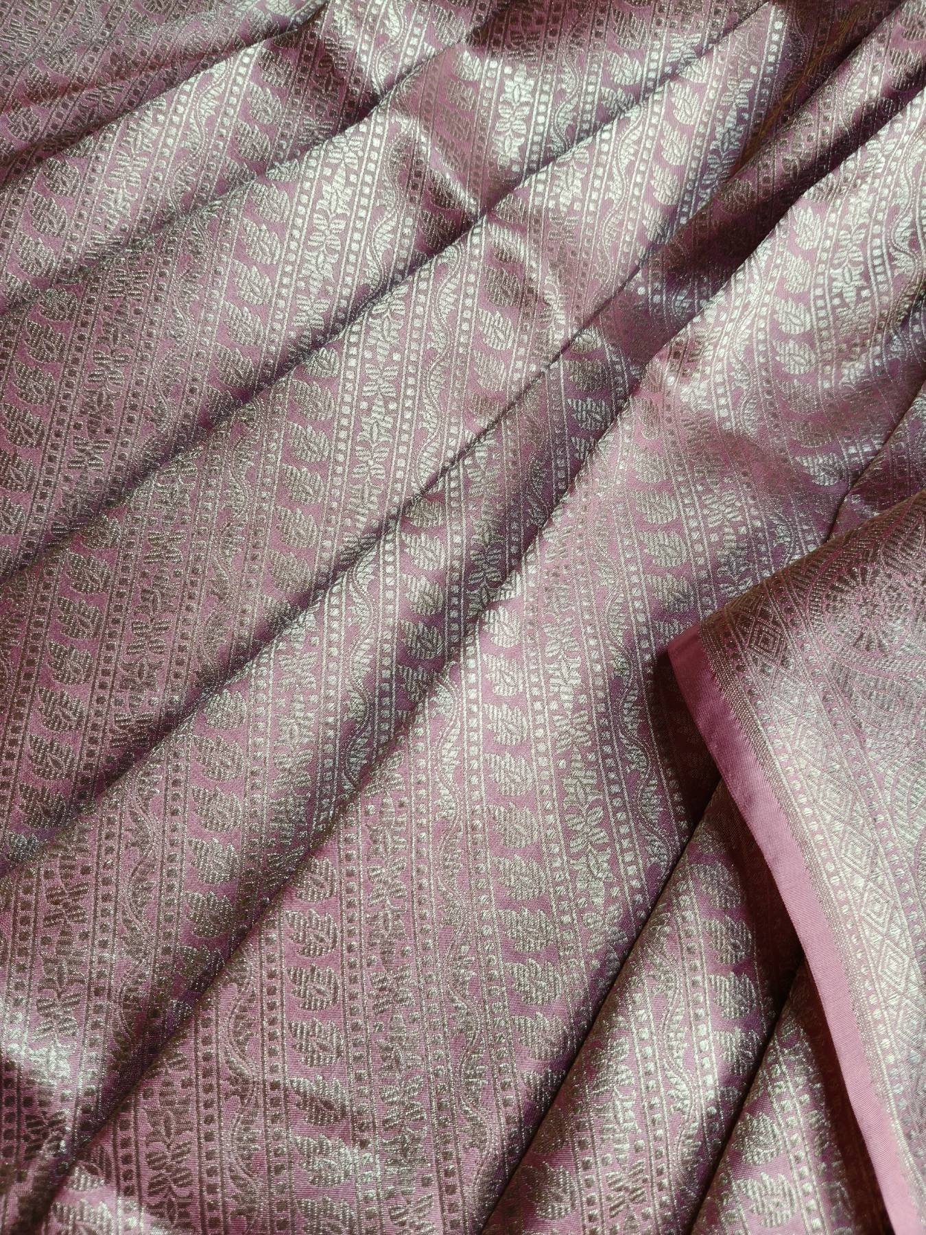 PINK SILK PURE HANDLOOM BANARASI SAREE
