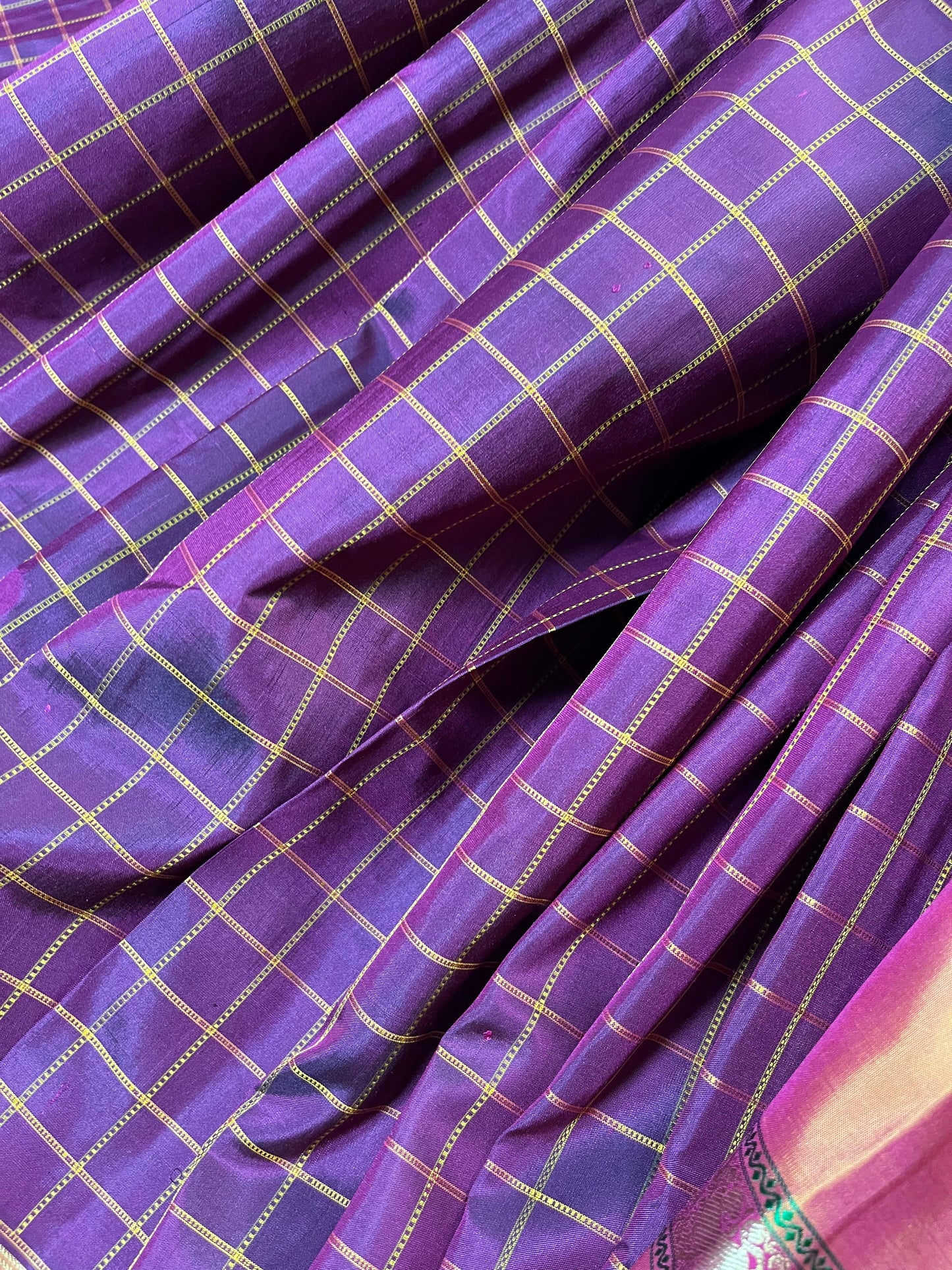 WINE SILK PURE HANDLOOM KANJIVARAM SAREE